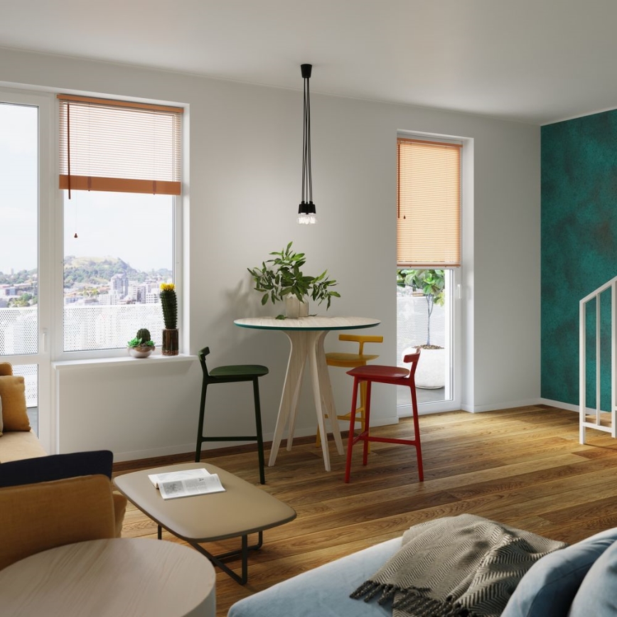 Kattokruunu narulla DIEGO 1xE27/60W/230V