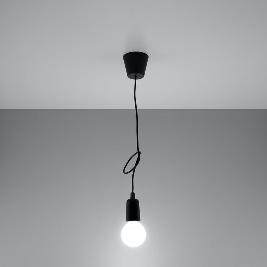 Kattokruunu narulla DIEGO 1xE27/60W/230V