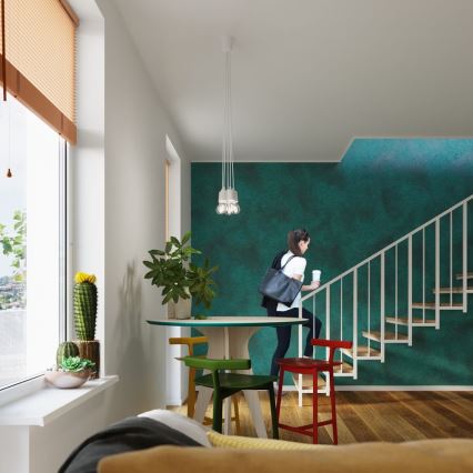 Kattokruunu narulla DIEGO 3xE27/60W/230V