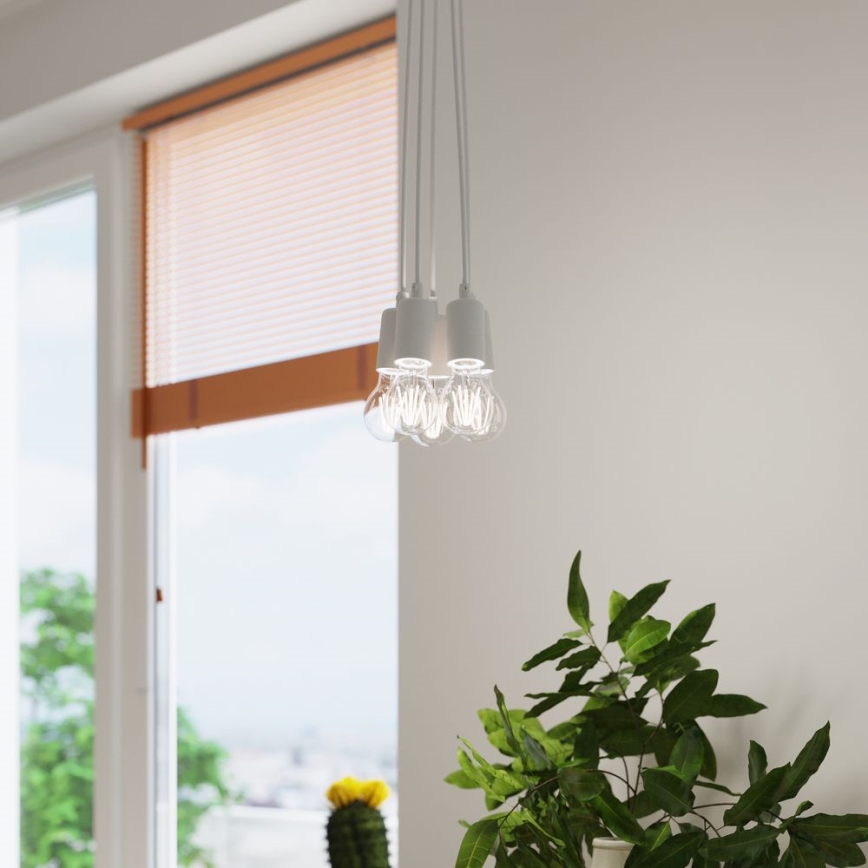 Kattokruunu narulla DIEGO 5xE27/60W/230V