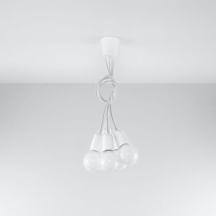 Kattokruunu narulla DIEGO 5xE27/60W/230V