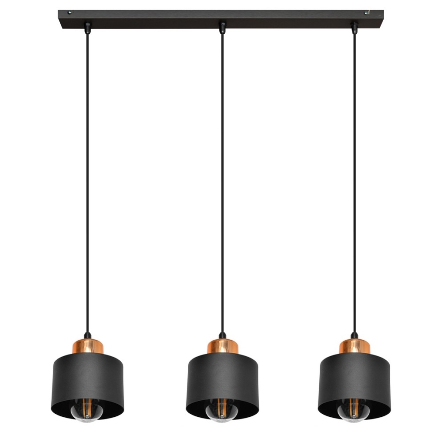 Kattokruunu narulla EDISON 3xE27/15W/230V