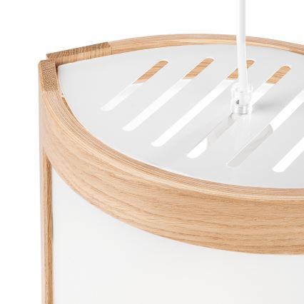 Kattokruunu narulla ELODIE 1xE27/60W/230V tammi