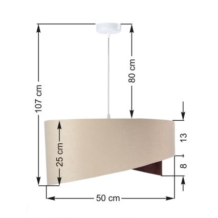 Kattokruunu narulla GALAXY 1xE27/60W/230V