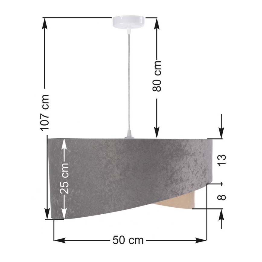 Kattokruunu narulla GALAXY 1xE27/60W/230V