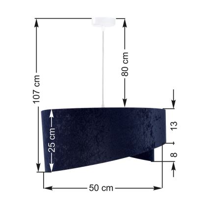 Kattokruunu narulla GALAXY 1xE27/60W/230V