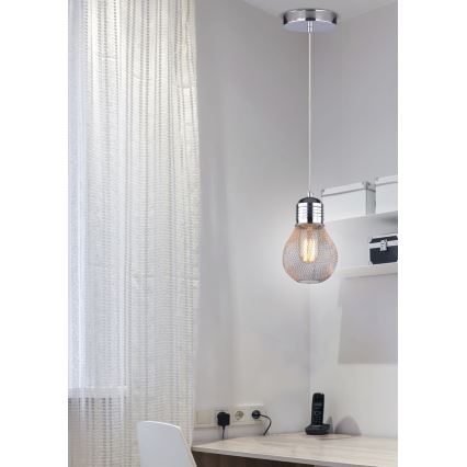 Kattokruunu narulla GLIVA 1xE27/60W/230V