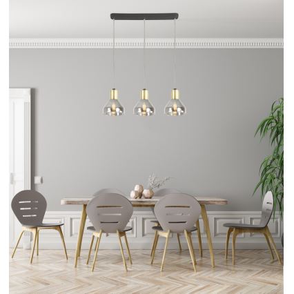 Kattokruunu narulla GREGORY 3xE14/40W/230V