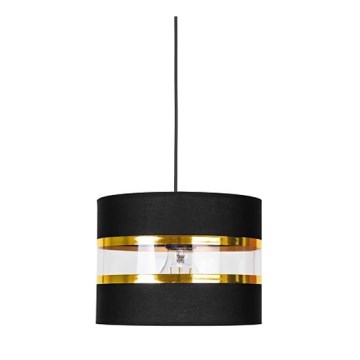 Kattokruunu narulla LIND 1xE27/60W/230V musta