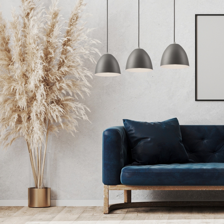 Kattokruunu narulla LIVIA 3xE27/60W/230V