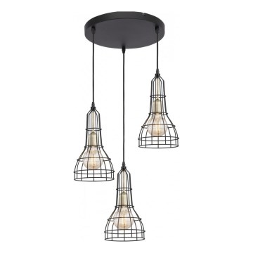 Kattokruunu narulla LONG 3xE27/60W/230V