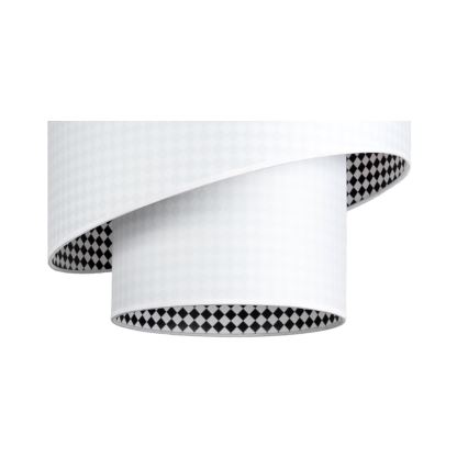 Kattokruunu narulla LORI 1xE27/60W/230V valkoinen