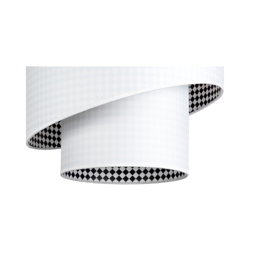 Kattokruunu narulla LORI 1xE27/60W/230V valkoinen