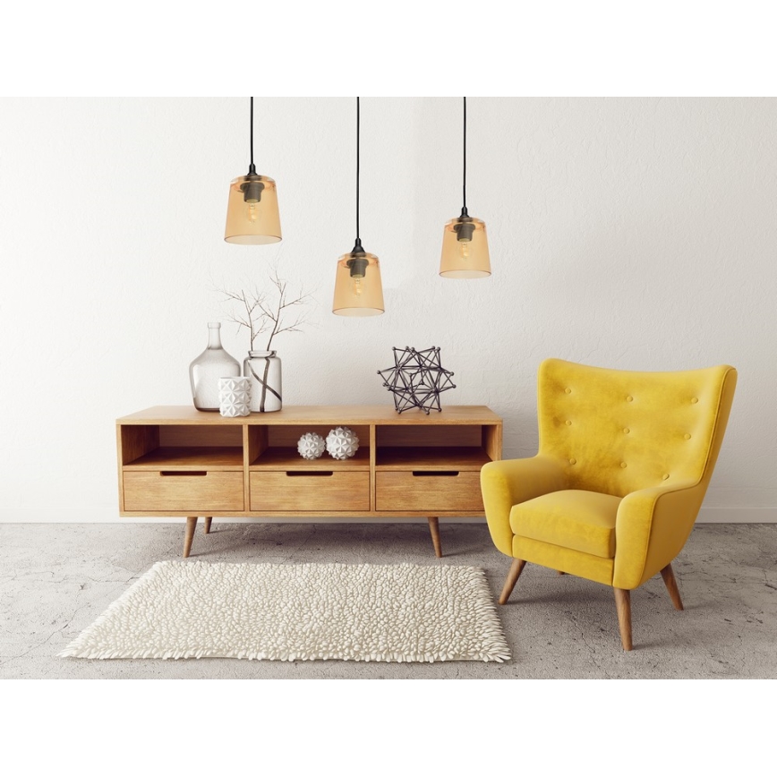 Kattokruunu narulla LUCEA 1xE27/15W/230V