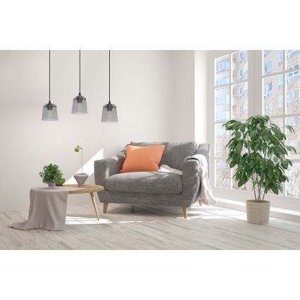 Kattokruunu narulla LUCEA 3xE27/15W/230V