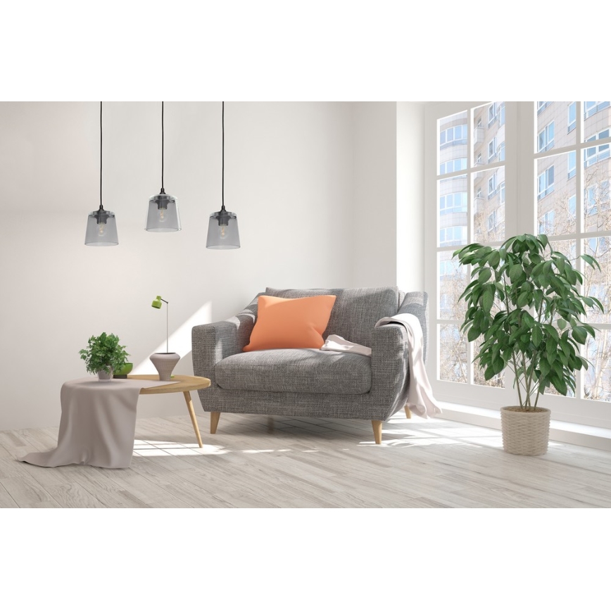 Kattokruunu narulla LUCEA 3xE27/15W/230V