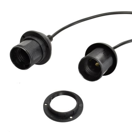 Kattokruunu narulla LUPO 3xE27/60W/230V