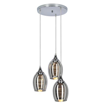 Kattokruunu narulla MARINA 3xE27/60W/230V