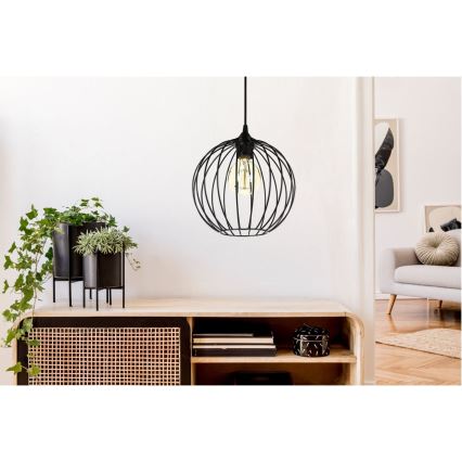 Kattokruunu narulla MATT 1xE27/60W/230V