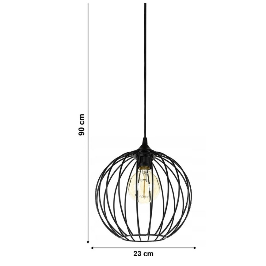 Kattokruunu narulla MATT 1xE27/60W/230V