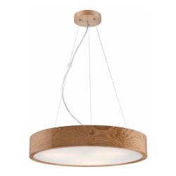 Kattokruunu narulla OAK 3xE27/60W/230V tammi ø 47 cm