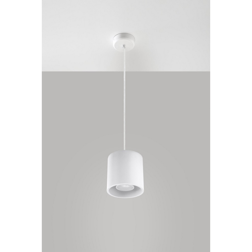Kattokruunu narulla ORBIS 1 1xGU10/40W/230V valkoinen