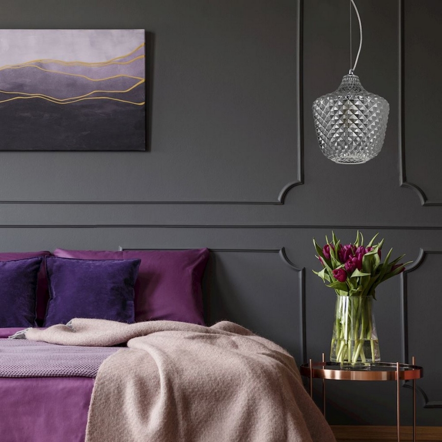 Kattokruunu narulla ORLANDO 1xE27/60W/230V