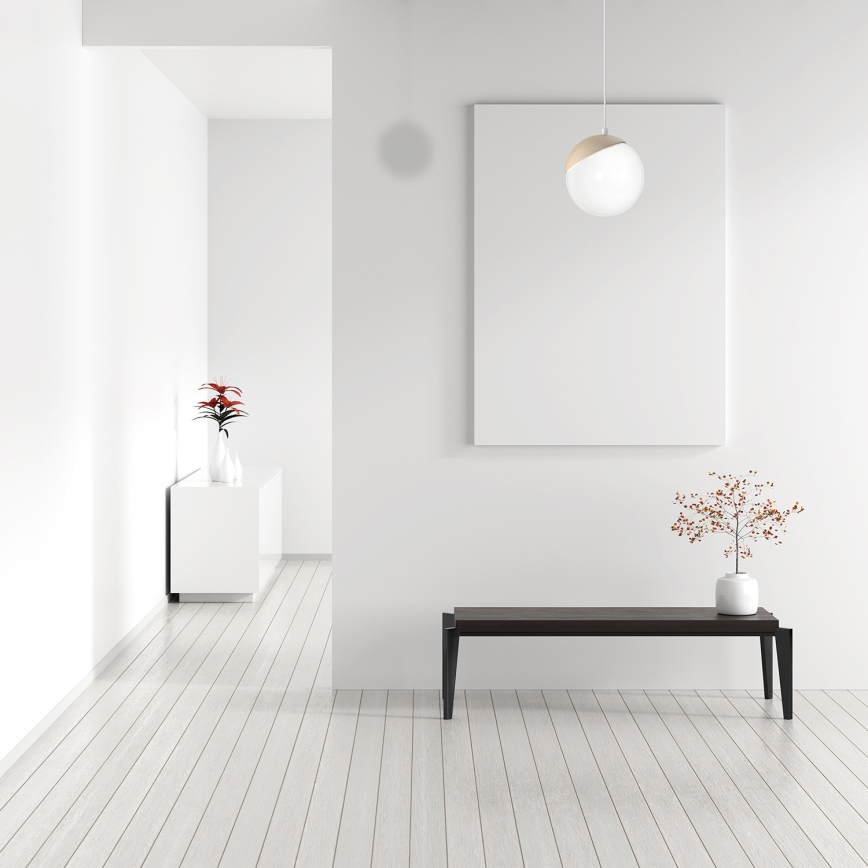 Kattokruunu narulla SFERA WOOD 1xE14/40W/230V