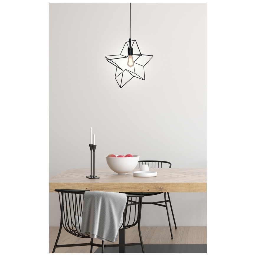 Kattokruunu narulla STAR 1xE27/60W/230V