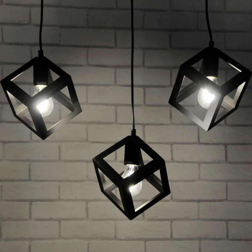 Kattokruunu narulla SWEDEN 3xE27/20W/230V