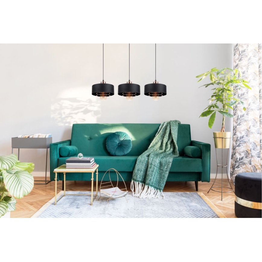 Kattokruunu narulla VEST 3xE27/60W/230V