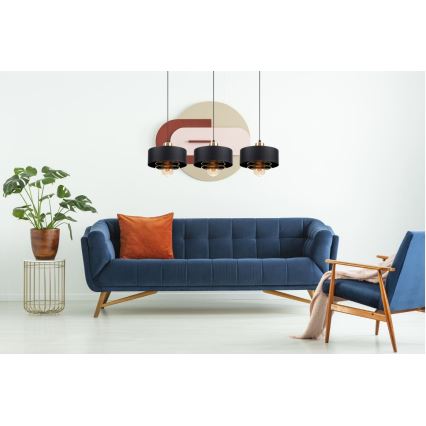 Kattokruunu narulla VEST 3xE27/60W/230V