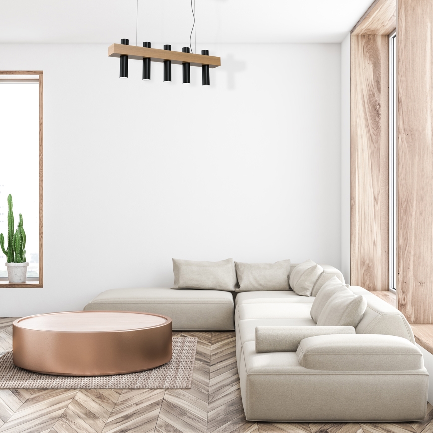 Kattokruunu narulla WEST 5xGU10/25W/230V