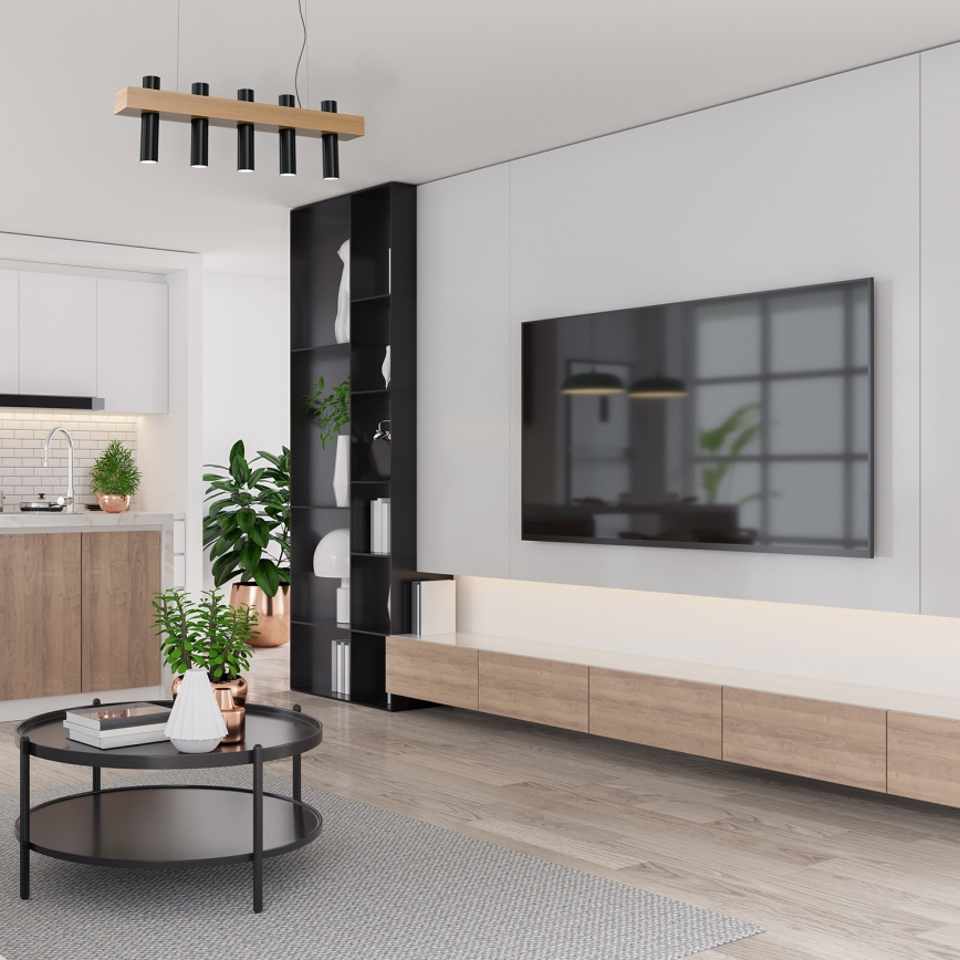 Kattokruunu narulla WEST 5xGU10/25W/230V