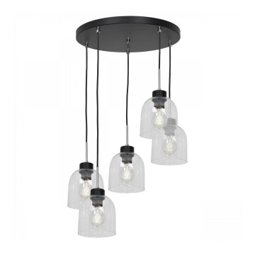 Kattokruunu narussa BOGOTA 5xE27 / 60W / 230V kirkas