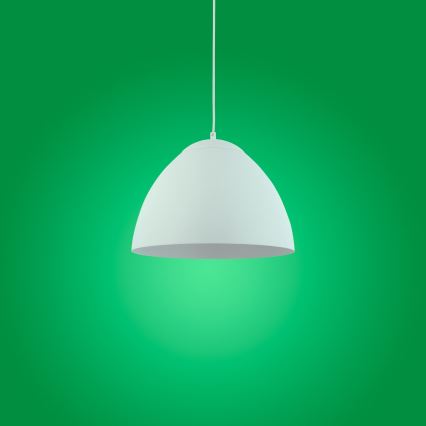 Kattokruunu narussa FARO 1xE27/60W/230V valkoinen