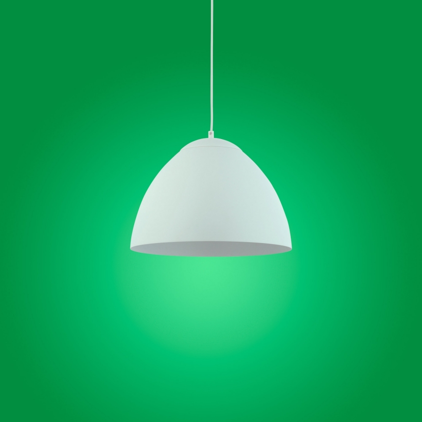 Kattokruunu narussa FARO 1xE27/60W/230V valkoinen