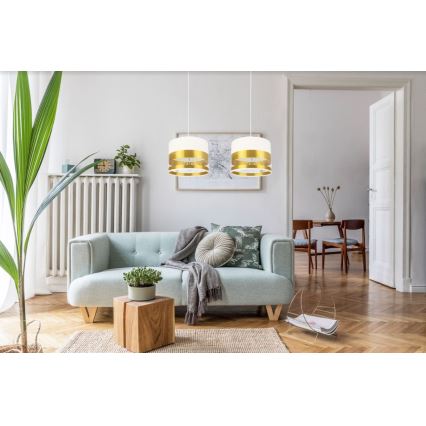 Kattokruunu narussa MILO 2xE27 / 60W / 230V kultainen