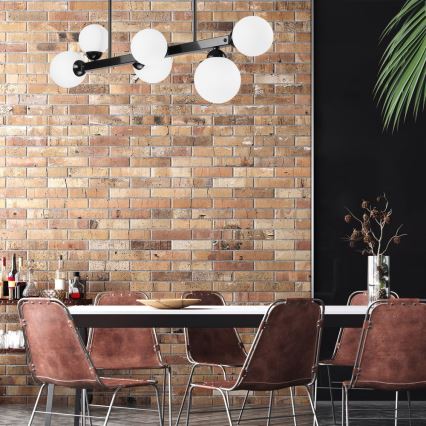 Kattokruunu tangossa ASTRO 6xG9/5W/230V musta