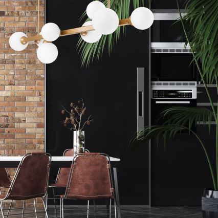 Kattokruunu tangossa ASTRO 8xG9/5W/230V kulta