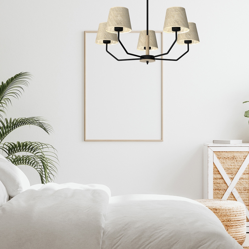 Kattokruunu tangossa ETNA 5xE27/60W/230V