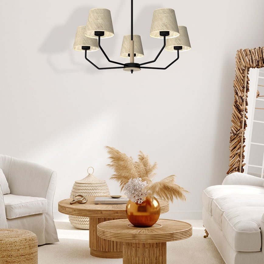 Kattokruunu tangossa ETNA 5xE27/60W/230V