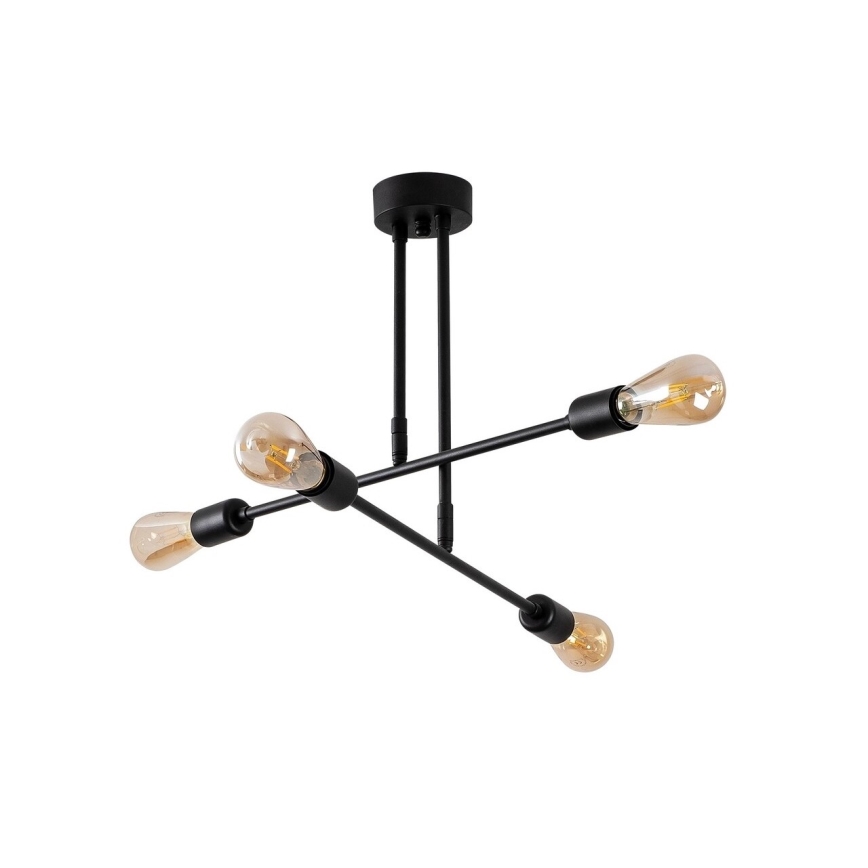 Kattokruunu tangossa FLOWER 4xE27/40W/230V