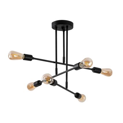 Kattokruunu tangossa FLOWER 6xE27/40W/230V