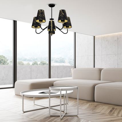 Kattokruunu tangossa HERMES 5xE27/60W/230V