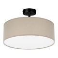 Kattokruunu tangossa RONDO 4xE27/15W/230V d. 40 cm beige