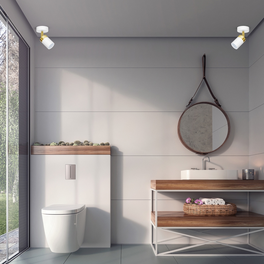 Kattospotti JOKER 1xGU10/25W/230V valkoinen/kultainen