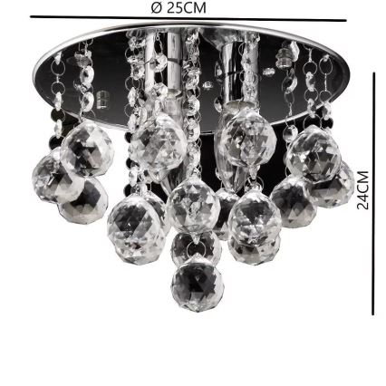 Kattovalaisin 3xE14/60W/230V