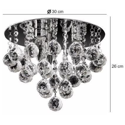 Kattovalaisin 3xE14/60W/230V