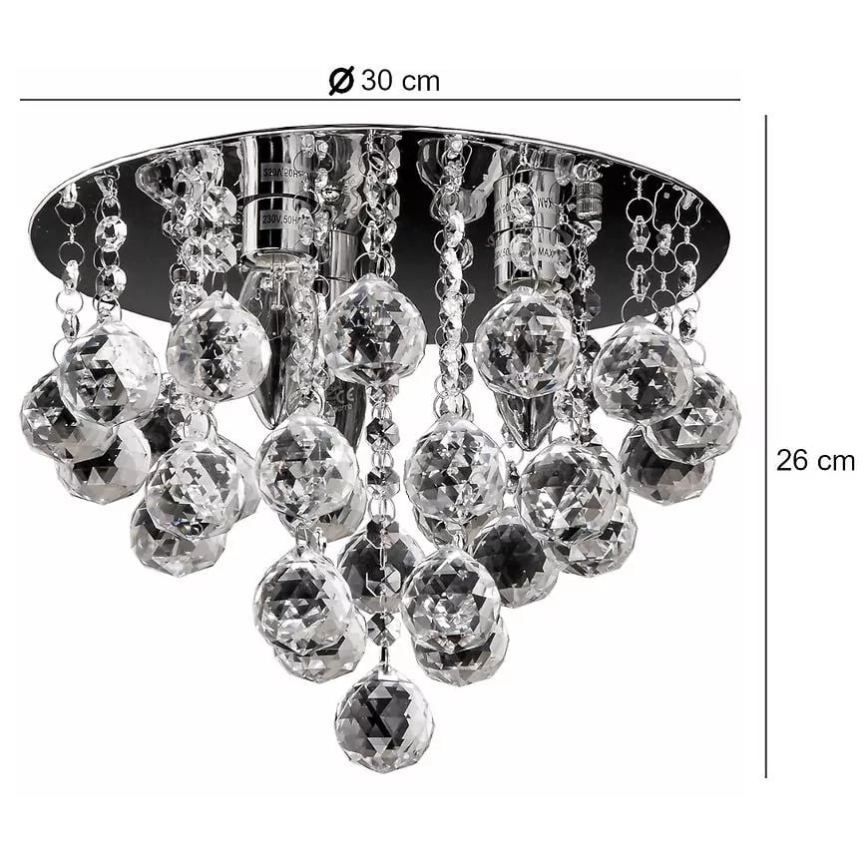 Kattovalaisin 3xE14/60W/230V